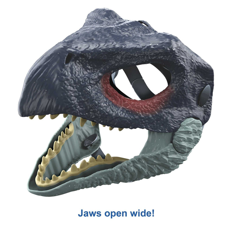 Jurassic World Dominion Therizinosaurus Dinosaur Mask with Opening Jaw,