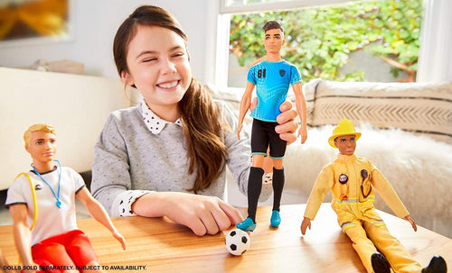 Barbie Ken Careers Soccer Player Doll with Soccer Ball