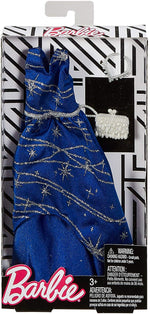 Barbie Complete Looks Navy Silver Sparkle Gown Fashion Pack