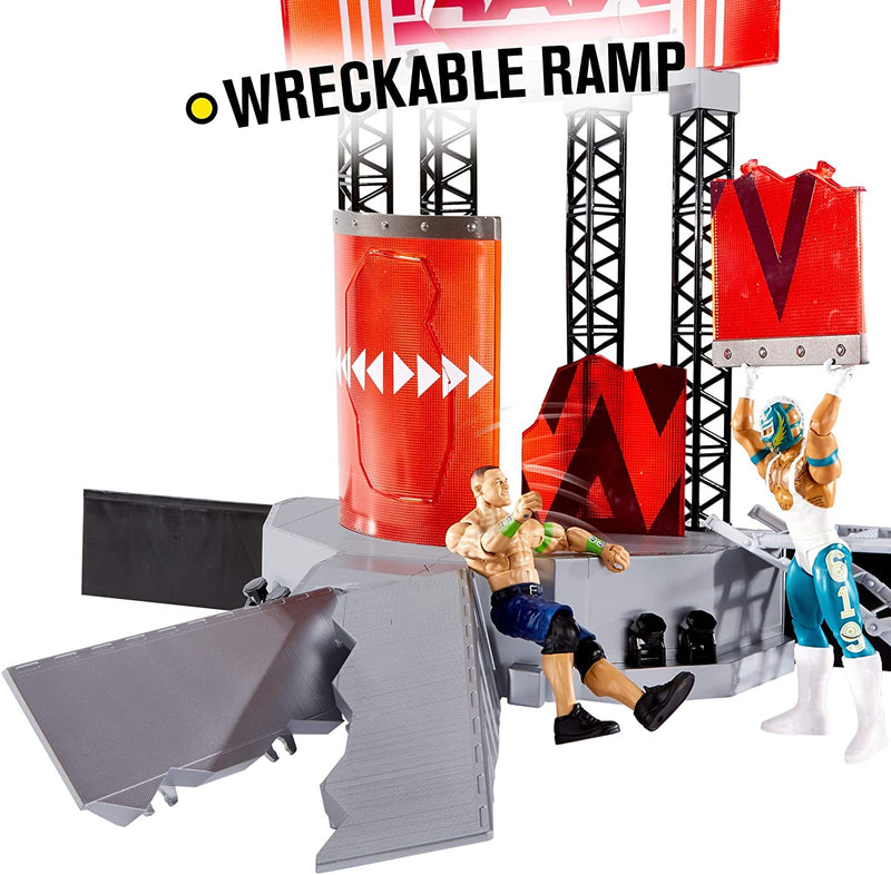Wwe entrance hot sale stage playset