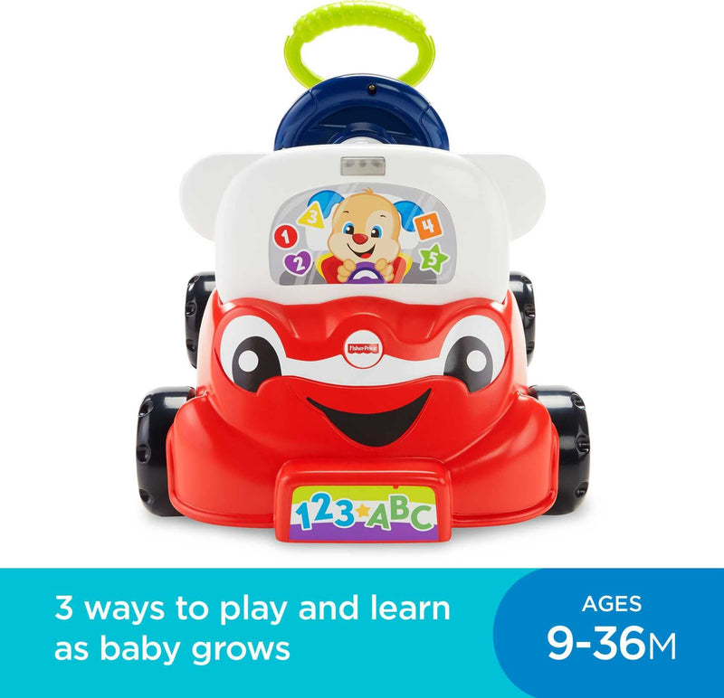 Fisher-Price Laugh & Learn 3-in-1 Smart Car