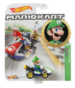 Hot Wheels Mario Kart Luigi Diecast Car Standard Kart