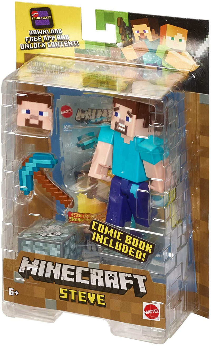 Minecraft Comic Maker Steve Action Figure