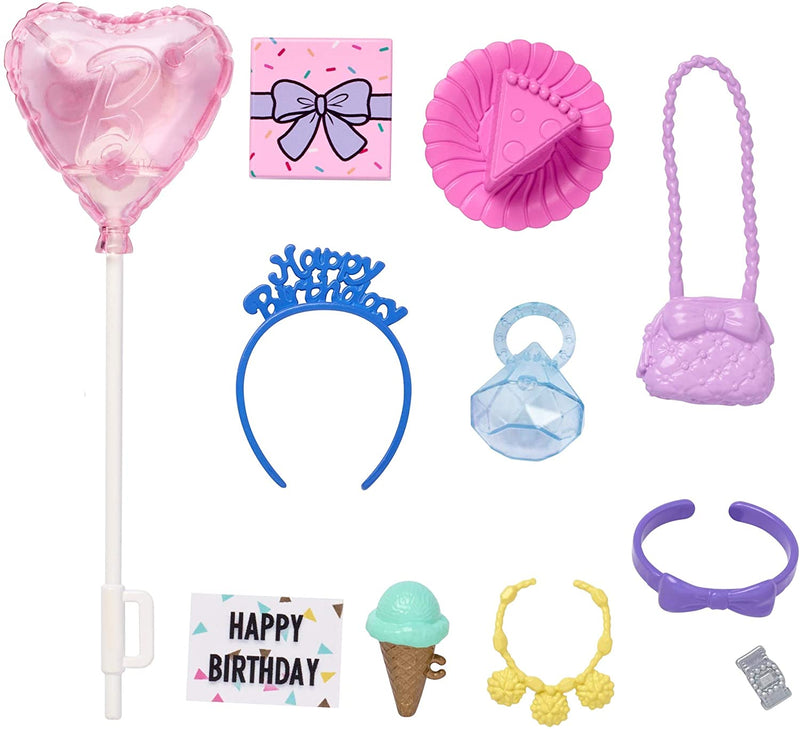 Barbie Storytelling Birthday Party Accessories Fashion Pack Playset