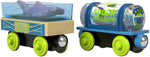 Thomas & Friends Wood Aquarium Cargo Train Cars with Sea Creatures