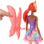 Barbie Dreamtopia Fairy Doll 12-Inch, Pink Hair, With Wings and Tiara