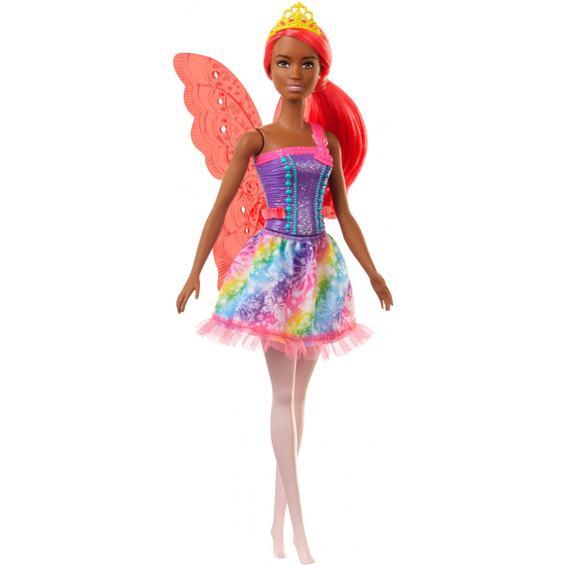 Barbie Dreamtopia Fairy Doll 12-Inch, Pink Hair, With Wings and Tiara