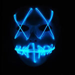 Halloween Scary Mask Cosplay Led Costume Mask Light Up The Purge Movie