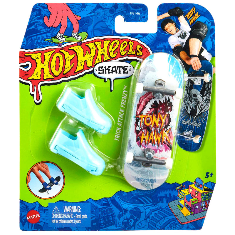 Trick Attack Frenzy Hot Wheels Skate Fingerboard and Shoes