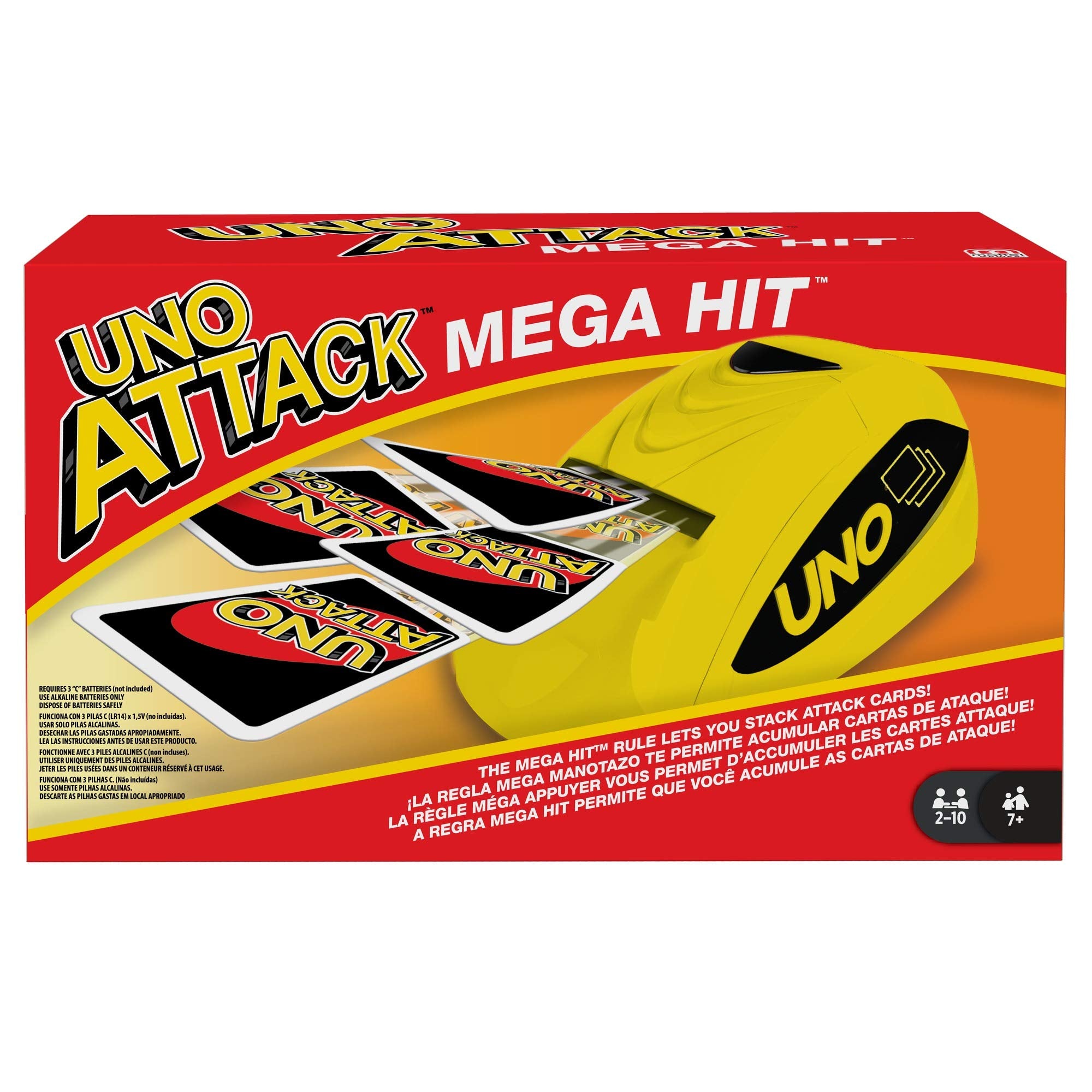 Uno Gun UNO Attack Mega Hit Card Game with Card Shooter – Square Imports