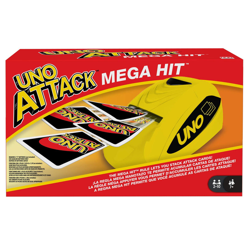 UNO Attack Mega Hit Card Game with Card Shooter