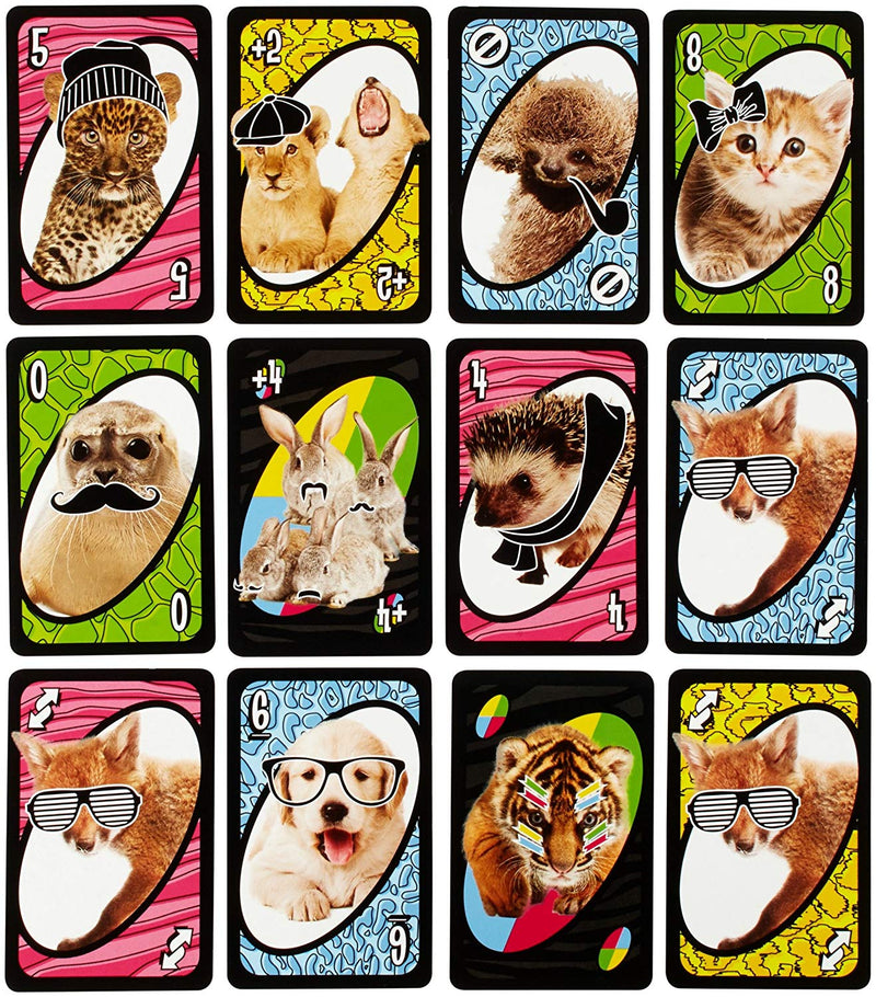UNO Baby Animals Card Game