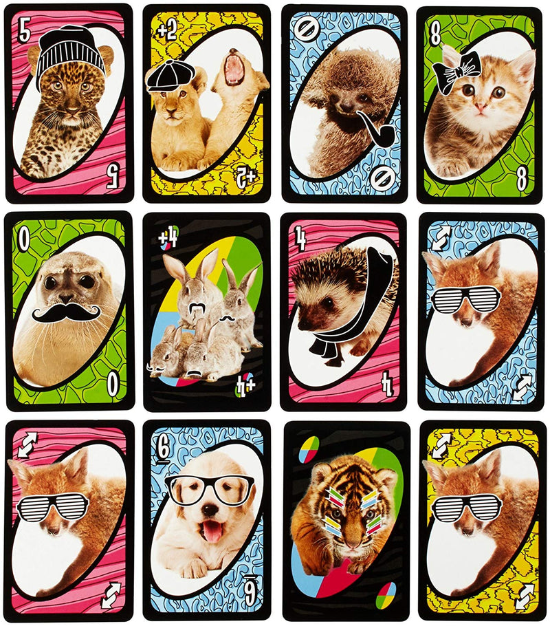 UNO Baby Animals Card Game