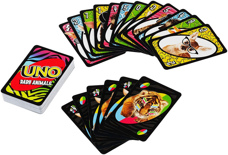 UNO Baby Animals Card Game