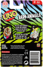 UNO Baby Animals Card Game