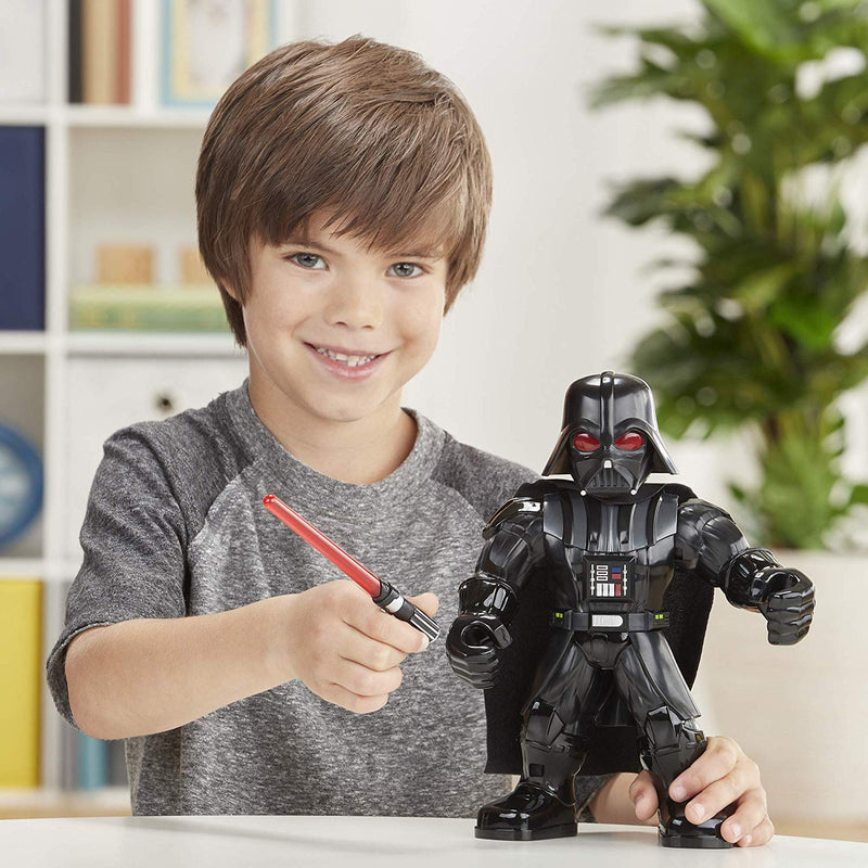 Star Wars Galactic Heroes Mega Mighties Darth Vader 10 nch Action Figure with Lightsaber Accessory