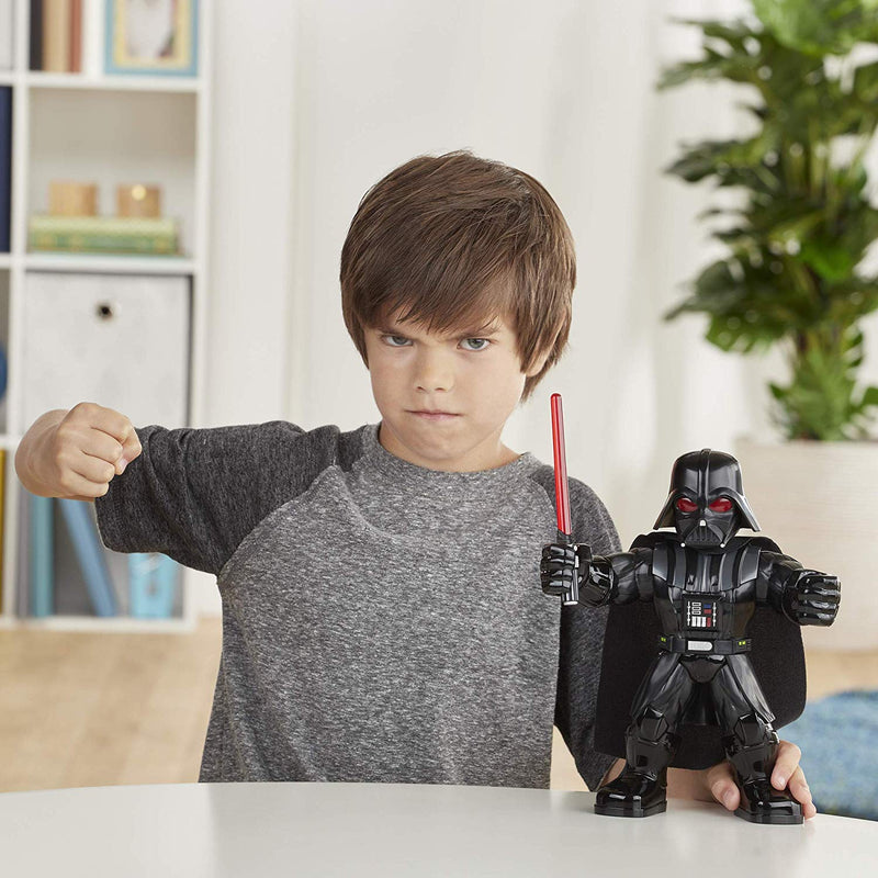 Star Wars Galactic Heroes Mega Mighties Darth Vader 10 nch Action Figure with Lightsaber Accessory