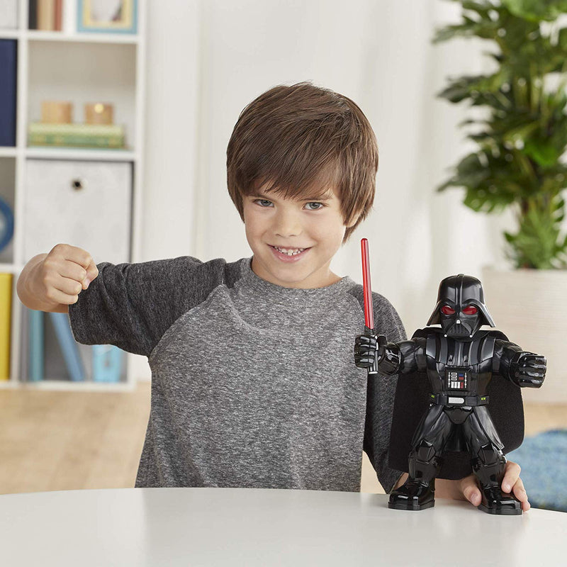 Star Wars Galactic Heroes Mega Mighties Darth Vader 10 nch Action Figure with Lightsaber Accessory
