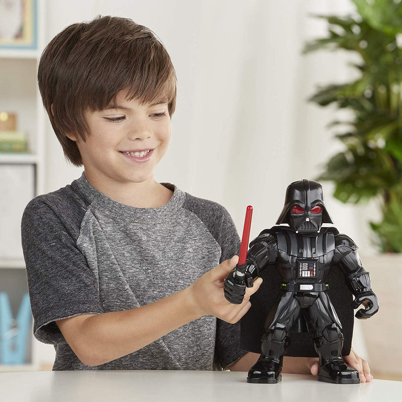 Star Wars Galactic Heroes Mega Mighties Darth Vader 10 nch Action Figure with Lightsaber Accessory