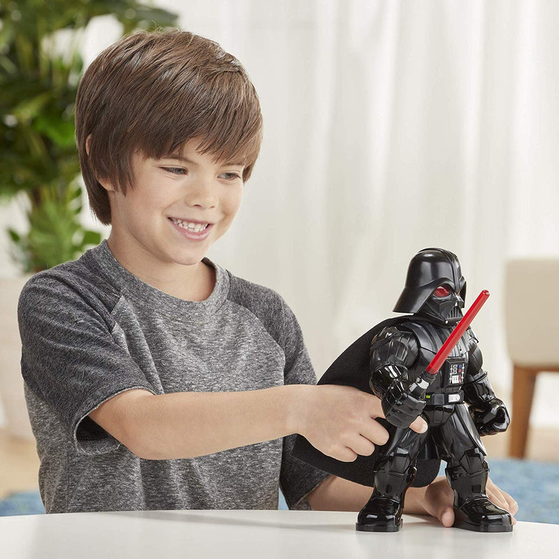 Star Wars Galactic Heroes Mega Mighties Darth Vader 10 nch Action Figure with Lightsaber Accessory