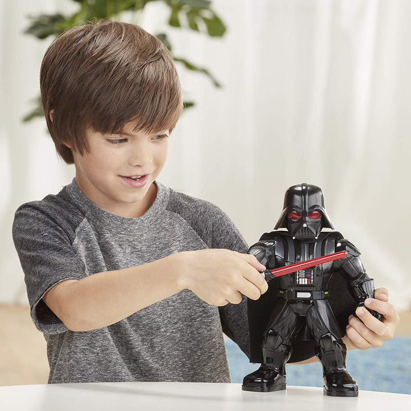 Star Wars Galactic Heroes Mega Mighties Darth Vader 10 nch Action Figure with Lightsaber Accessory