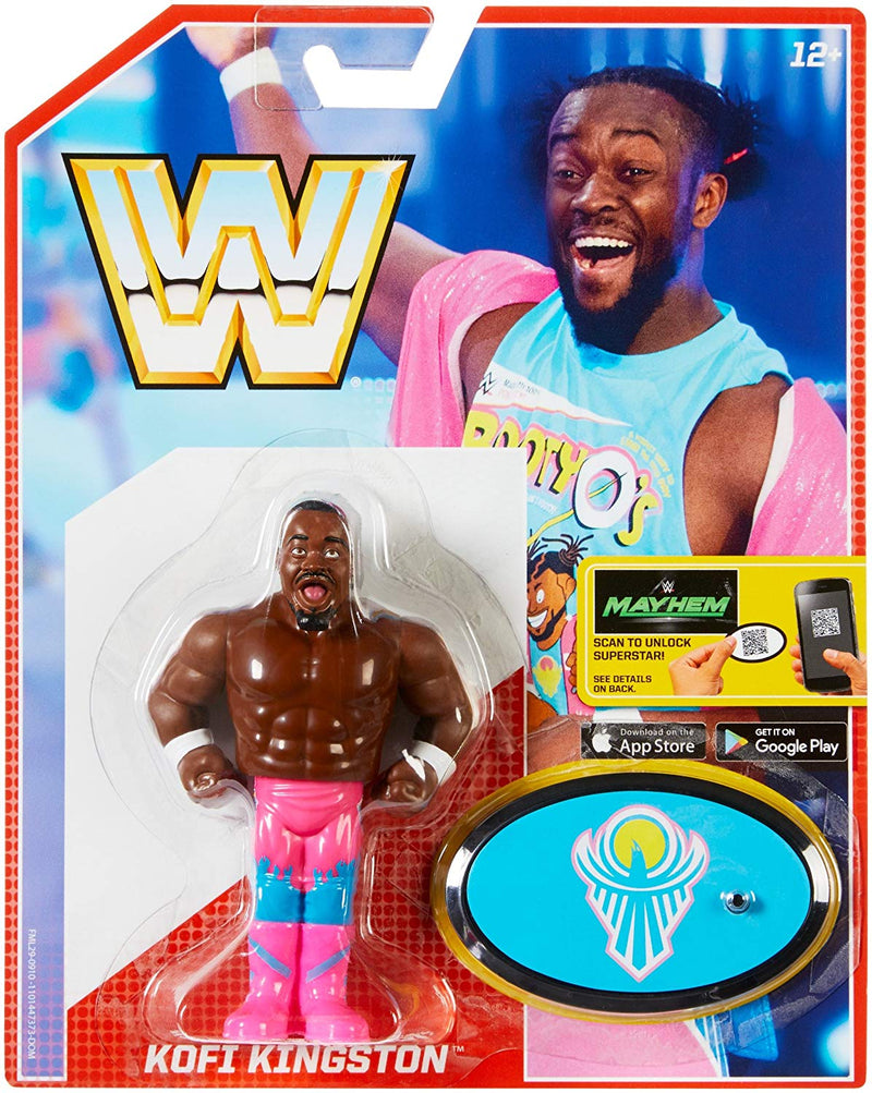 WWE Kofi Kingston Retro App Action Figure Square Imports