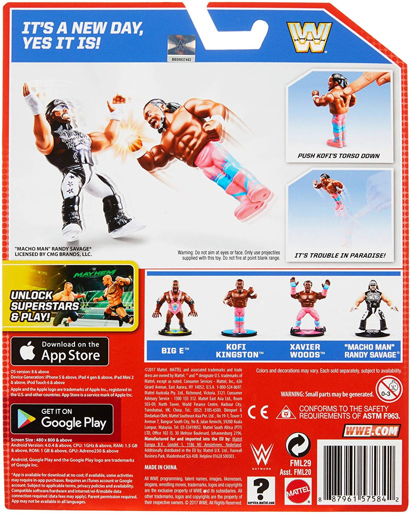 WWE Kofi Kingston Retro App Action Figure