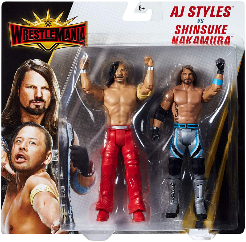 WWE Wrestlemania Aj Styles vs Shinsuke Nakamura 2-Pack