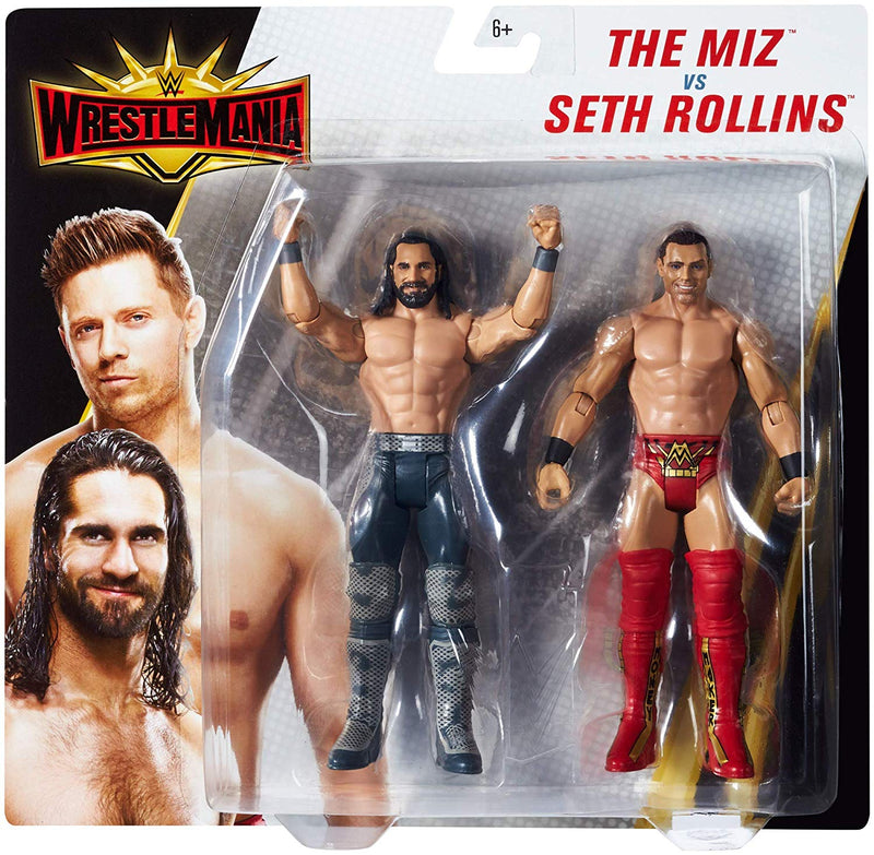 WWE Wrestlemania Seth Rollins Vs The Miz 2-Pack