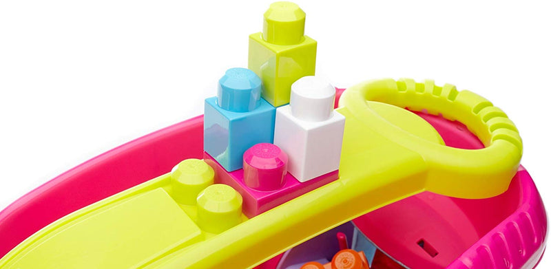 Block Scooping Wagon Building Set Pink Square Imports