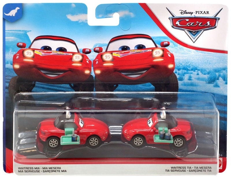 Disney Pixar Cars Dinoco 400 Waitress Mia and Tia 2-Pack