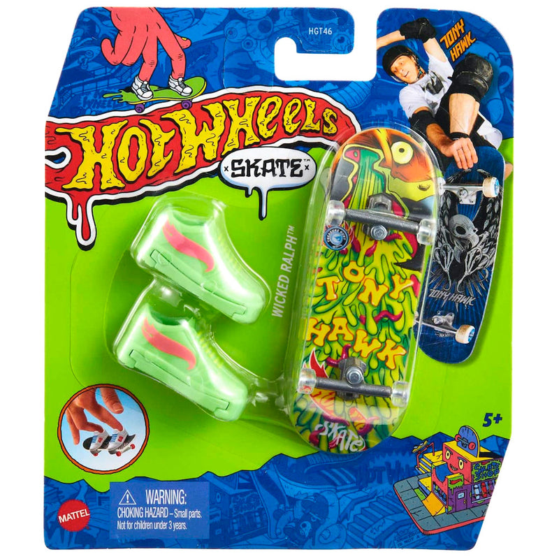 Wicked Ralph (Treasure Hunt) Hot Wheels Skate Fingerboard and Shoes