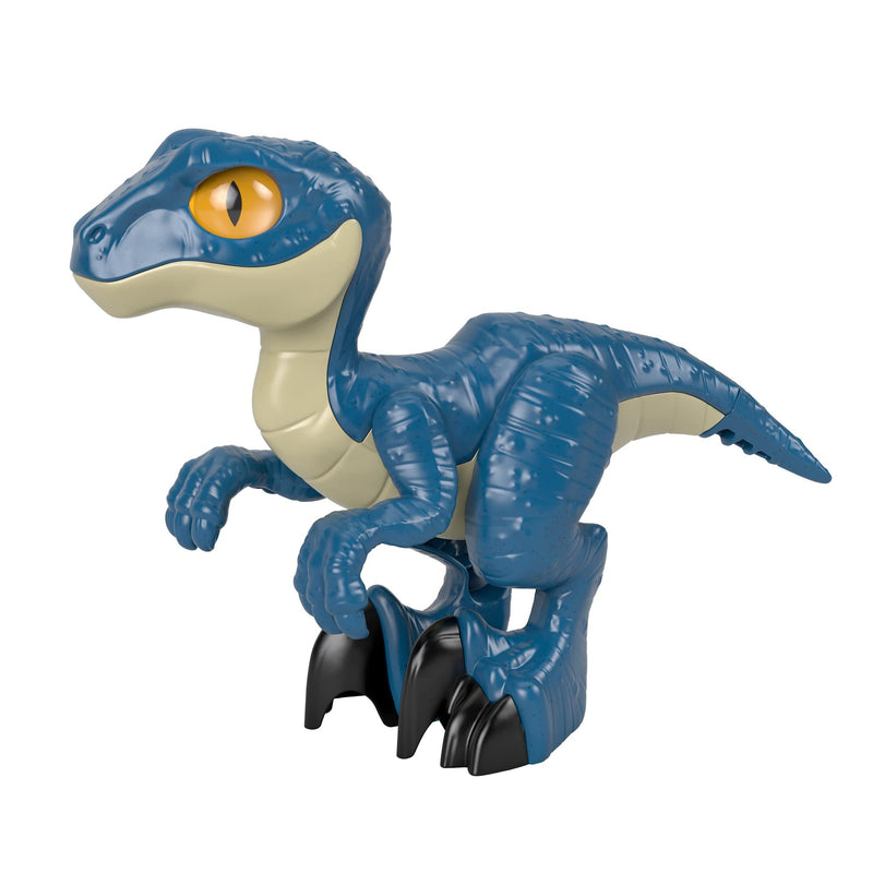 Fisher-Price Imaginext Jurassic World Raptor XL, Extra Large Dinosaur Figure for Preschool Kids