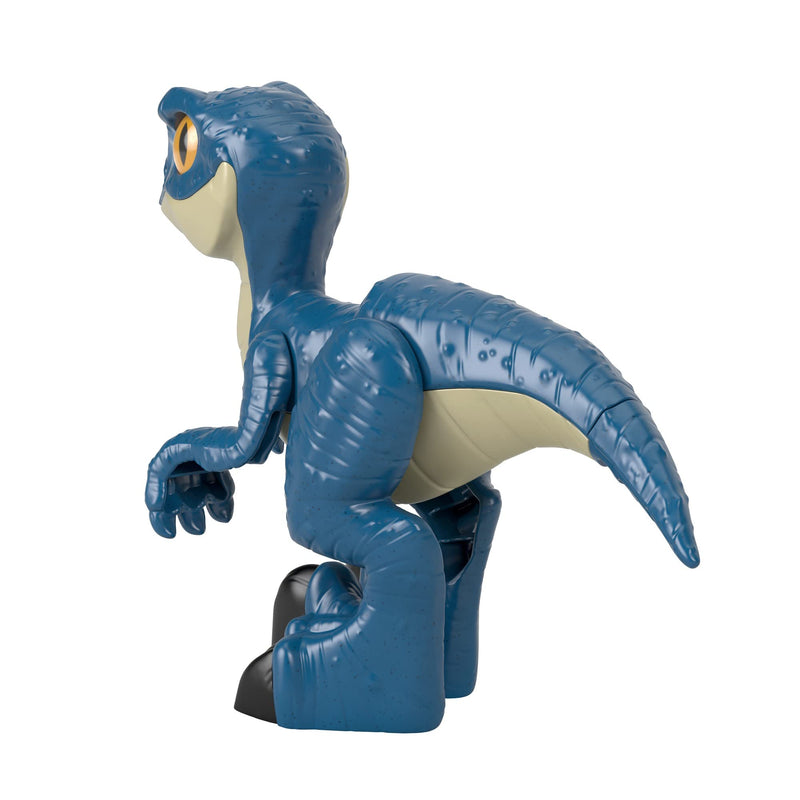 Fisher-Price Imaginext Jurassic World Raptor XL, Extra Large Dinosaur Figure for Preschool Kids