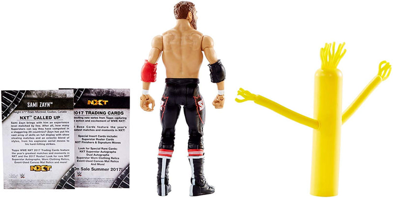 Wrestling WWE NXT Takeover Sami Zayn Action Figure with Topps Card