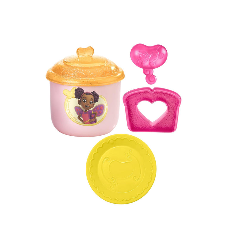 Fisher-Price Butterbean's Cafe Create & Display Fairy Dough, Yellow