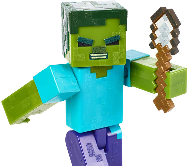 Minecraft Comic Mode Zombie Action Figure