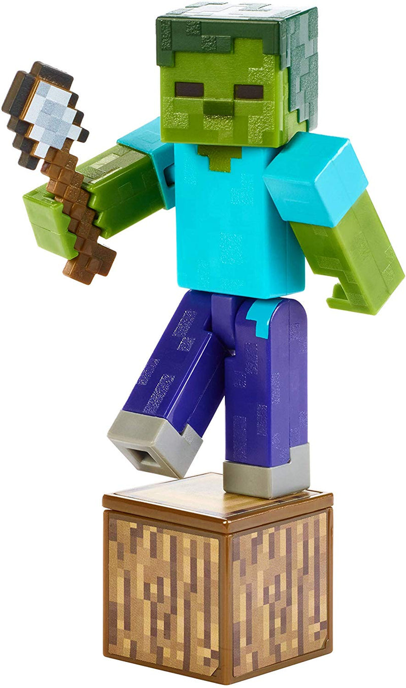Minecraft Comic Mode Zombie Action Figure
