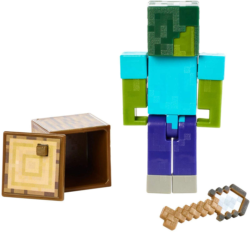 Minecraft Comic Mode Zombie Action Figure