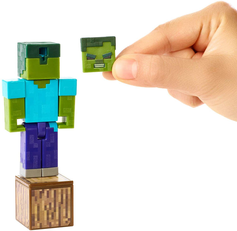 Minecraft Comic Mode Zombie Action Figure