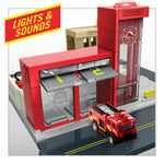 Matchbox Action Drivers Fire Station Rescue Playset