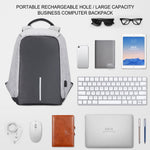 Anti-theft Backpack with USB Charging Port Slim Backpack for 15.6 Inch Laptop