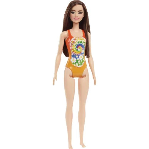 Barbie Beach Doll Tie Dye & Daisies Brunette