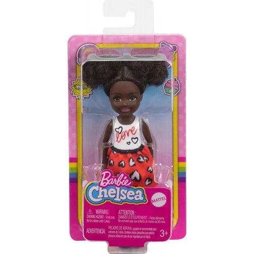 Mattel Barbie Chelsea Doll - Heart Print Skirt