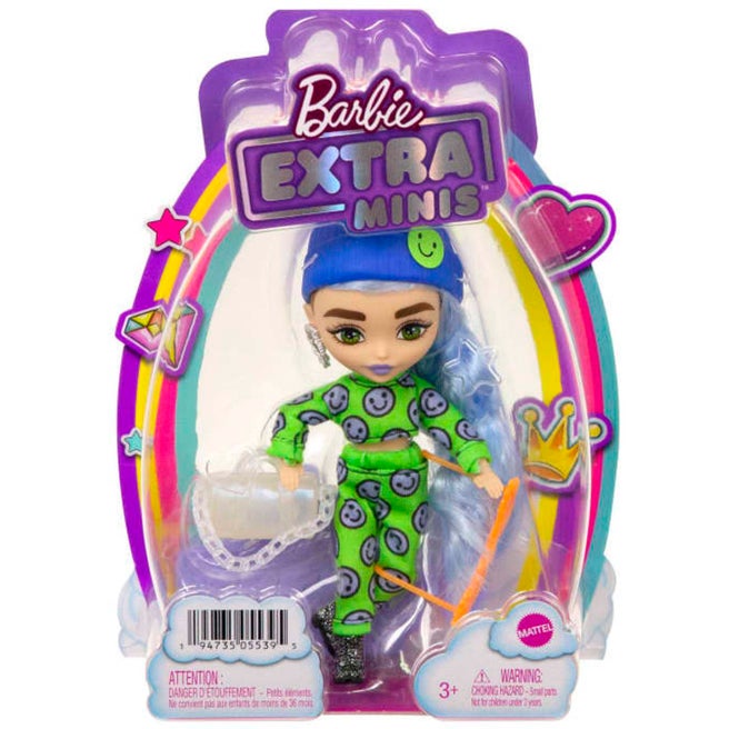 Barbie Mini Extra Doll Blue Hair