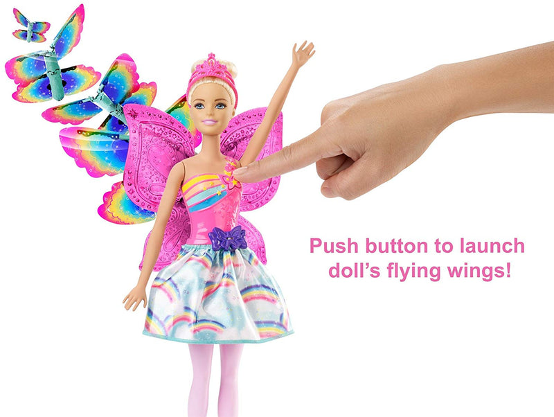 Barbie Dreamtopia Rainbow Cove Flying Wings Fairy Doll