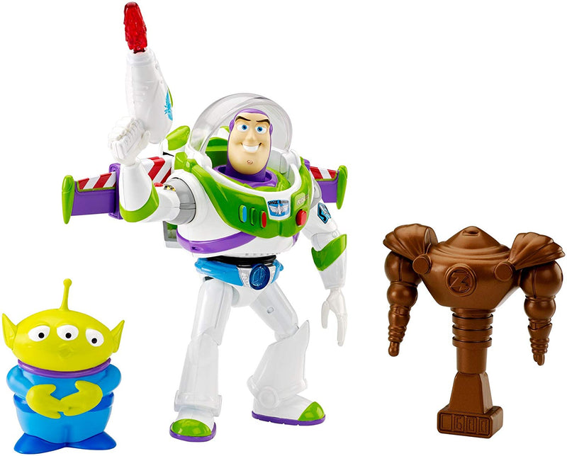 Mattel Disney/Pixar Toy Story Feature Figure 7" Space Ranger Buzz Light-year & Alien Action Figure (3 Pack)