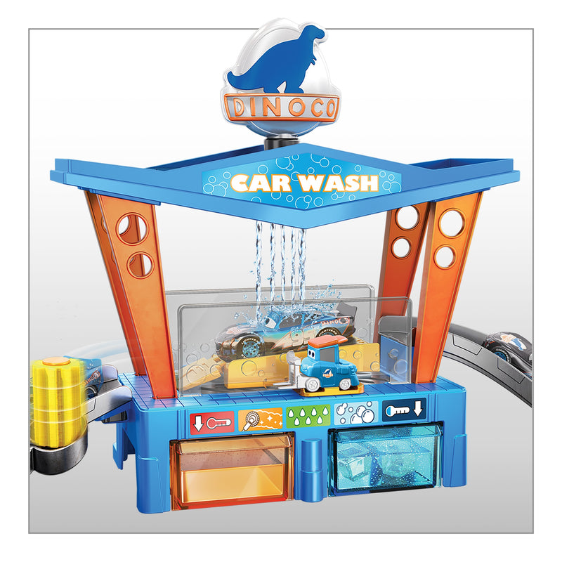 Disney Pixar Cars Color Change Dinoco Car Wash Playset