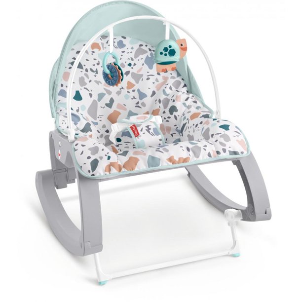 Fisher-Price Deluxe Infant-to-Toddler Rocker Seat, Pacific Pebble