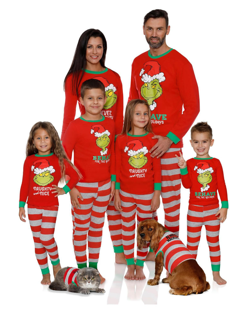 Cincinnati Bengals Pajamas Set Custom Name Grinch Christmas Pajama Set  Family Christmas Gift - Banantees